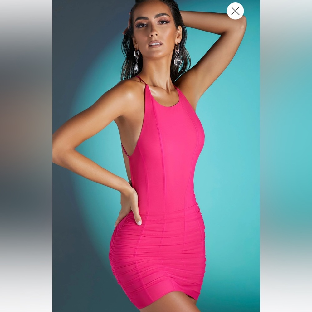 Pink Oh Polly Dress
